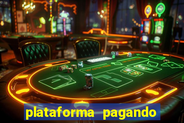 plataforma pagando no cadastro bet